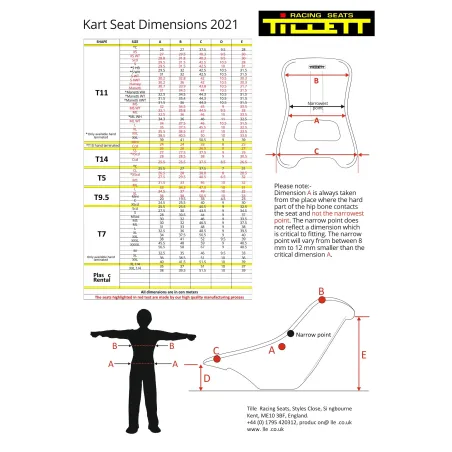 Asiento T5VTi (Súper Flexible) WHITE TILLETT
