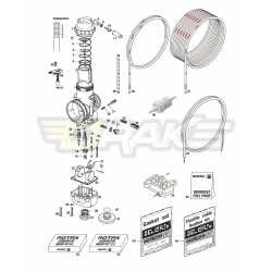 Valve Fixing Cable Kit Dell'Orto
