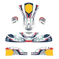 Kit de pegatinas de carenado AKM OK-KZ-DD2 2024 KART REPUBLIC