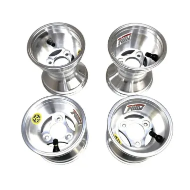 Juego completo de llantas 110-140 aluminio MINI KART REPUBLIC GROUP