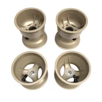 Complete set of rims 112-145 magnesium bronze color MINI KART REPUBLIC GROUP