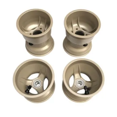 Juego completo de llantas 112-145 magnesio color bronce MINI KART REPUBLIC GROUP