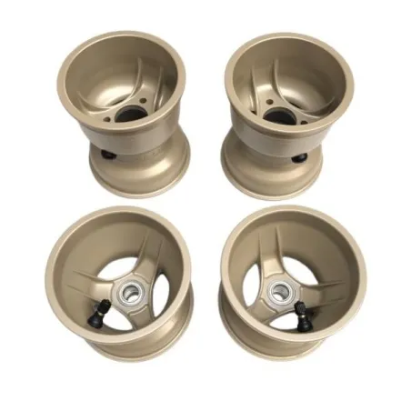 Complete set of rims 112-145 magnesium bronze color MINI KART REPUBLIC GROUP