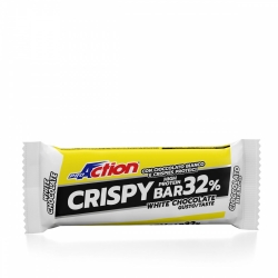 Crispy Bar 50g cioccolato bianco PRO ACTION