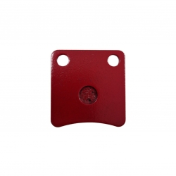 KZ front / rear MINI red brake pad not approved compatible with KART REPUBLIC, PAROLIN