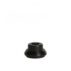 Boccola fissaggio paraurti alta per tubo (28/30/32mm) anodizzata nera PAROLIN
