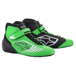 ALPINESTARS TECH-1 KX Rider Shoes [Black/Fluo Green/White]