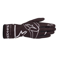 TECH-1 K RACE V2 SOLID ALPINESTARS Gloves [black/white]