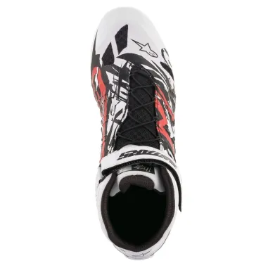 Pilot shoes TECH-1 KZ SLE ALPINESTARS [white/black/red]