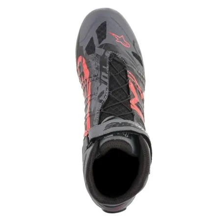 Zapatillas de piloto TECH-1 KZ SLE ALPINESTARS [gris frío/negro/rojo]