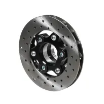 Disco de freno trasero 180x18mm flotante completo KZ KART REPUBLIC GROUP