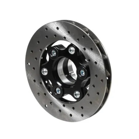 Complete floating rear brake disc 180x18mm KZ KART REPUBLIC GROUP