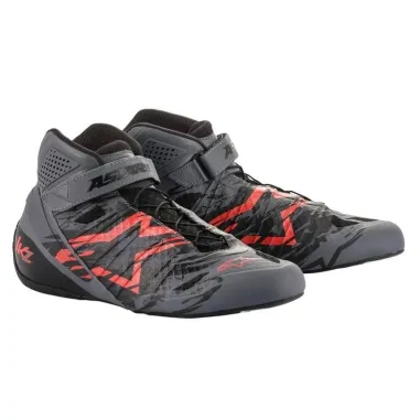 Pilot shoes TECH-1 KZ SLE ALPINESTARS [cool grey/black/red]