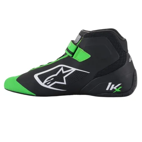 Zapatillas de piloto TECH-1 KX ALPINESTARS [negro/verde fluorescente/blanco]