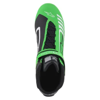 Scarpe pilota TECH-1 KX ALPINESTARS [nero/verde fluo/bianco]