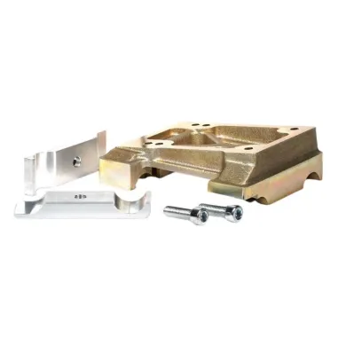 Placa de motor inclinada en magnesio con pernos en U KART REPUBLIC GROUP