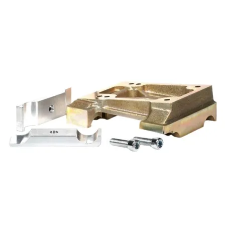 Piastra motore inclinata in magnesio con cavallotti KART REPUBLIC GROUP