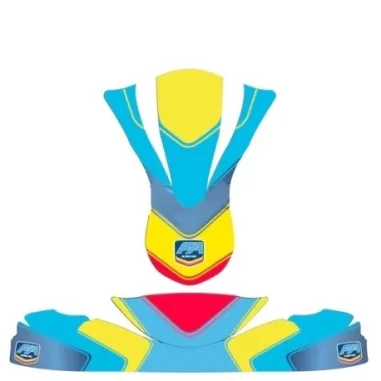 Stickers kit 2024 (front spoiler, number holder) MINI FERNANDO ALONSO