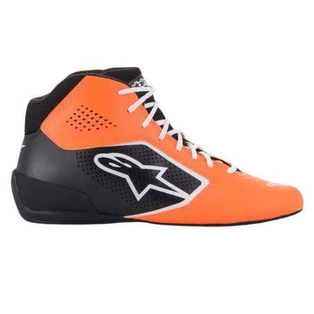 Zapatillas de piloto TECH-1 K START V2 ALPINESTARS [naranja fluorescente/negro/blanco]