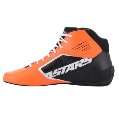 Scarpe pilota TECH-1 K START V2 ALPINESTARS [arancione fluo/nero/bianco]