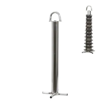 Chrome plated steel crown holder for KZ