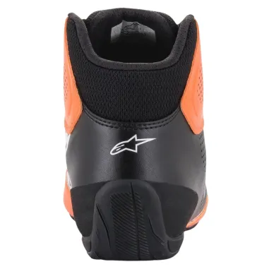 Zapatillas de piloto TECH-1 K START V2 ALPINESTARS [naranja fluorescente/negro/blanco]