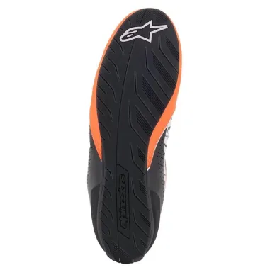 Zapatillas de piloto TECH-1 K START V2 ALPINESTARS [naranja fluorescente/negro/blanco]