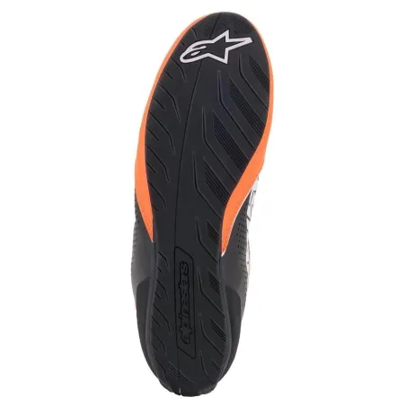 Zapatillas de piloto TECH-1 K START V2 ALPINESTARS [naranja fluorescente/negro/blanco]