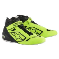 Zapatillas de piloto TECH-1 KZ ALPINESTARS [amarillo fluorescente/negro]