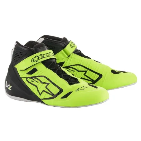 Zapatillas de piloto TECH-1 KZ ALPINESTARS [amarillo fluorescente/negro]