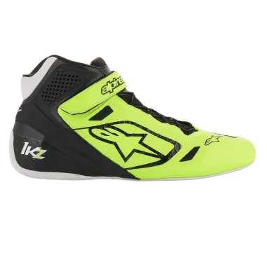 Zapatillas de piloto TECH-1 KZ ALPINESTARS [amarillo fluorescente/negro]