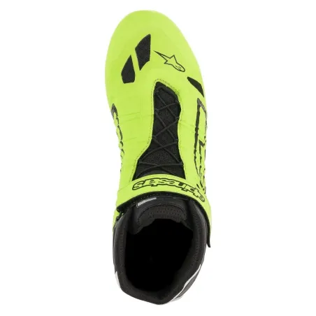 Zapatillas de piloto TECH-1 KZ ALPINESTARS [amarillo fluorescente/negro]