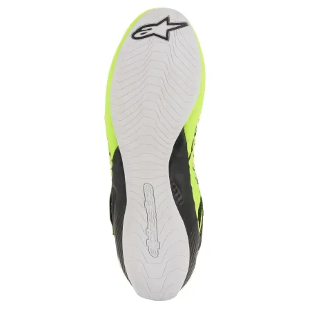 Zapatillas de piloto TECH-1 KZ ALPINESTARS [amarillo fluorescente/negro]
