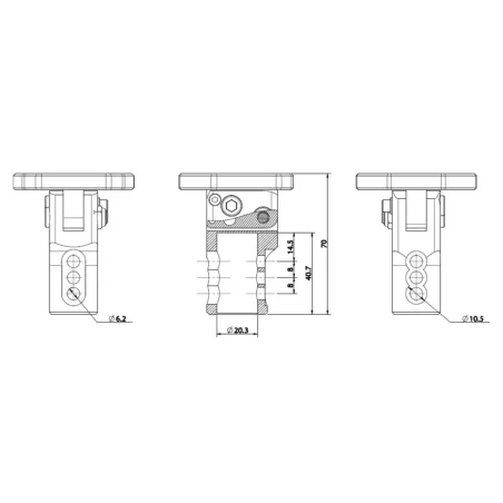 Short adjustable tilt steering wheel hub MINI-OK-KZ-DD2