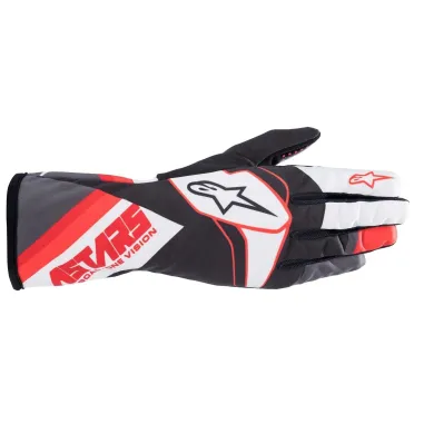 Guantes TECH-1 RACE V2 ALPINESTARS [negro/blanco/antracita/rojo]