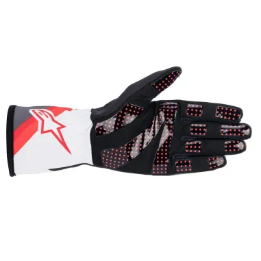 Guanti TECH-1 RACE V2 ALPINESTARS [nero/bianco/antracite/rosso]