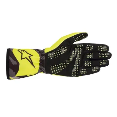 Gloves TECH-1 RACE V2 camouflage ALPINESTARS [yellow fluo/black]