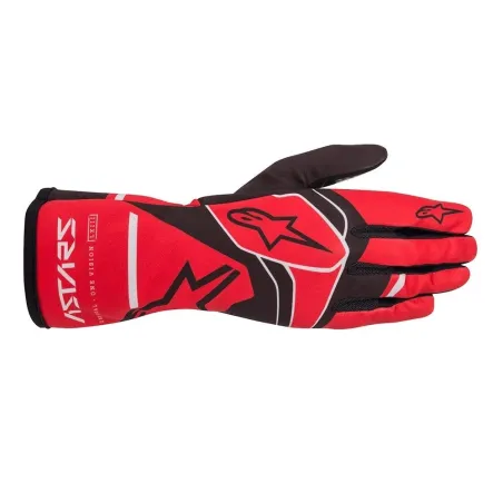 Guantes TECH-1 K RACE V2 SOLID ALPINESTARS [rojo/negro/gris]