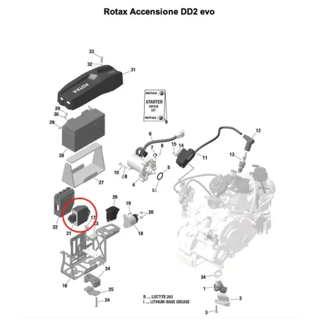 Centralina electrónica DD2 evo ROTAX
