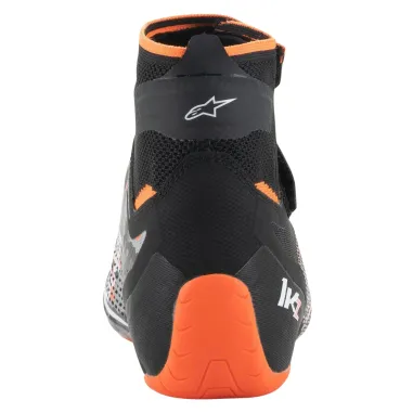 Zapatillas de piloto TECH-1 KZ V2 ALPINESTARS [negro/naranja fluorescenteo/camuflaje]