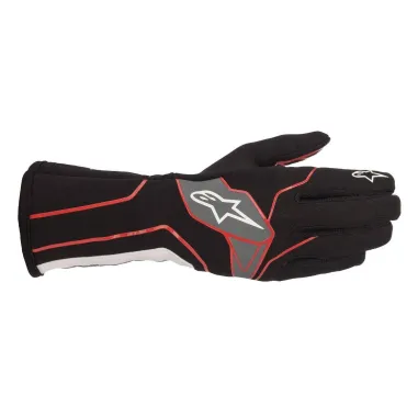 Guantes TECH-1 K V2 ALPINESTARS [negro/rojo/blanco]