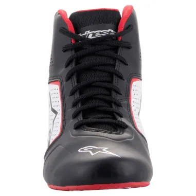Zapatillas de piloto TECH-1 K START V2 ALPINESTARS [negro/blanco/rojo]