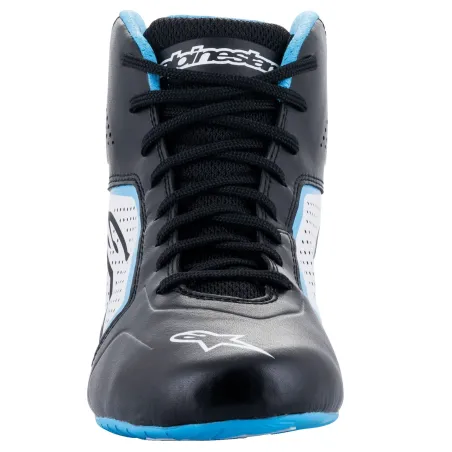 Pilot shoes TECH-1 K START V2 ALPINESTARS [black/white/light-blue]