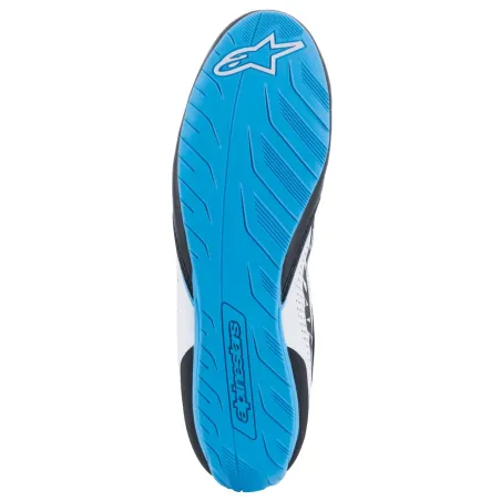 Scarpe pilota TECH-1 K START V2 ALPINESTARS [nero/bianco/azzurro]