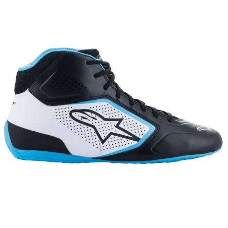 Scarpe pilota TECH-1 K START V2 ALPINESTARS [nero/bianco/azzurro]