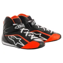 Scarpe pilota TECH-1 KS ALPINESTARS bambino [nero/bianco/arancione fluo]