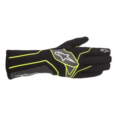 Guanti TECH-1 K V2 ALPINESTARS [nero/giallo fluo/antracite]
