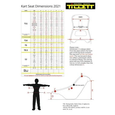 Seat T5t (medium stiffness) CLEAR TILLETT