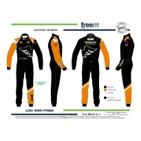 Black kart suit KART REPUBLIC (taylor made)