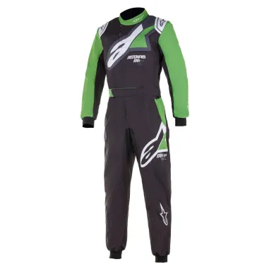 Traje KMX-9 V2 gráficos ALPINESTARS [negro/verde/blanco]